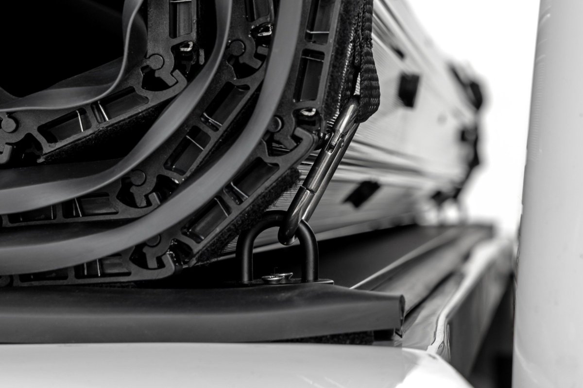 Chevrolet Silverado 1500 Hard Roll Up Bed Cover - Rough Country - Sleek Flush, Low-Profile Design - Matte Black - '07-'13